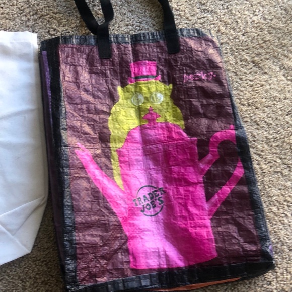 Trader joe’s reusable tote &  brand new canvas tote - Picture 3 of 13